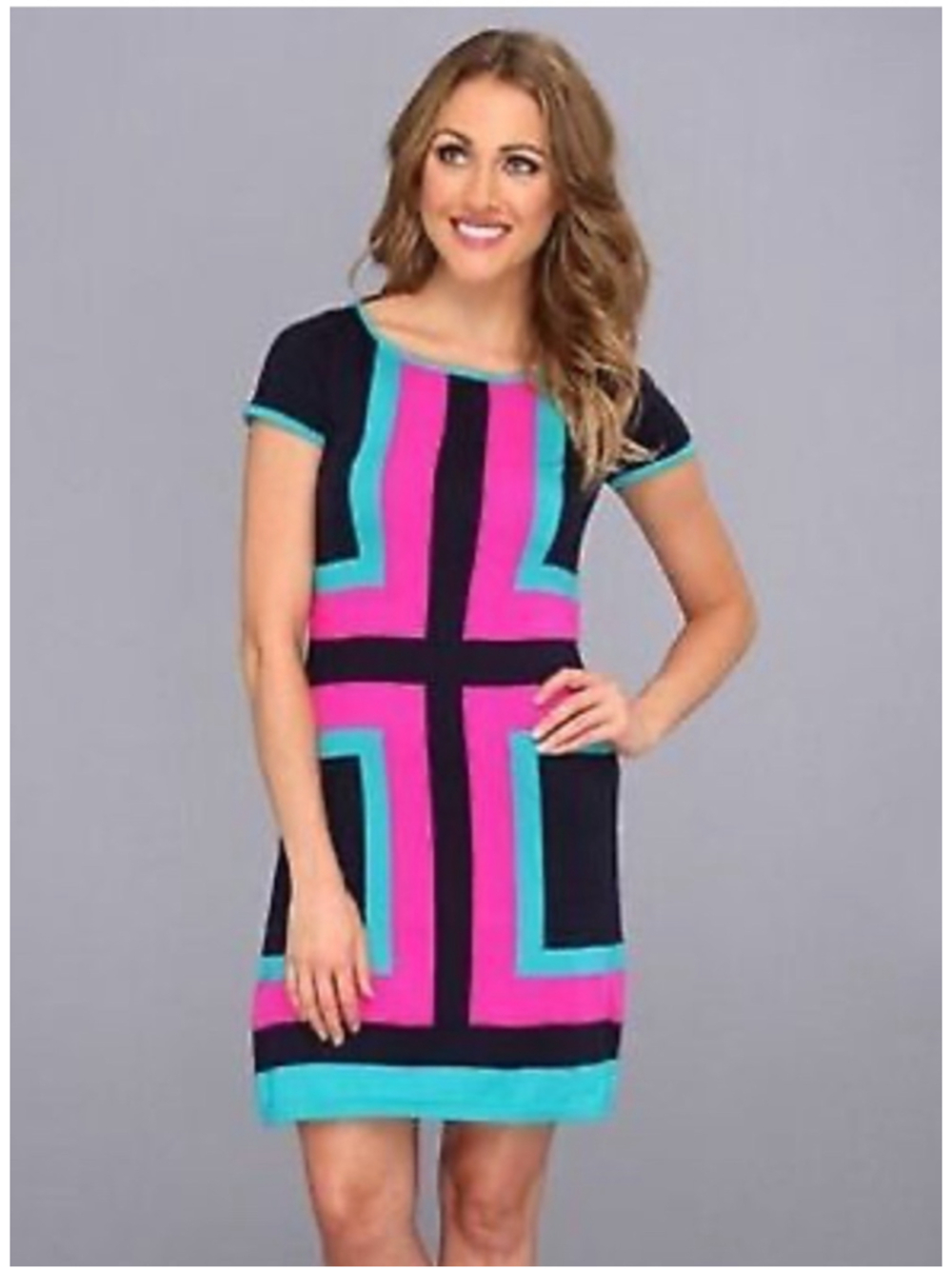 Women's Lilly Pulitzer Dress, Small - Navy, Pink